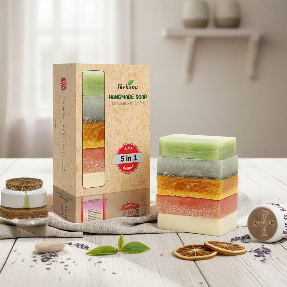 Ikebana Handmade Soap 5 Pcs Bundle