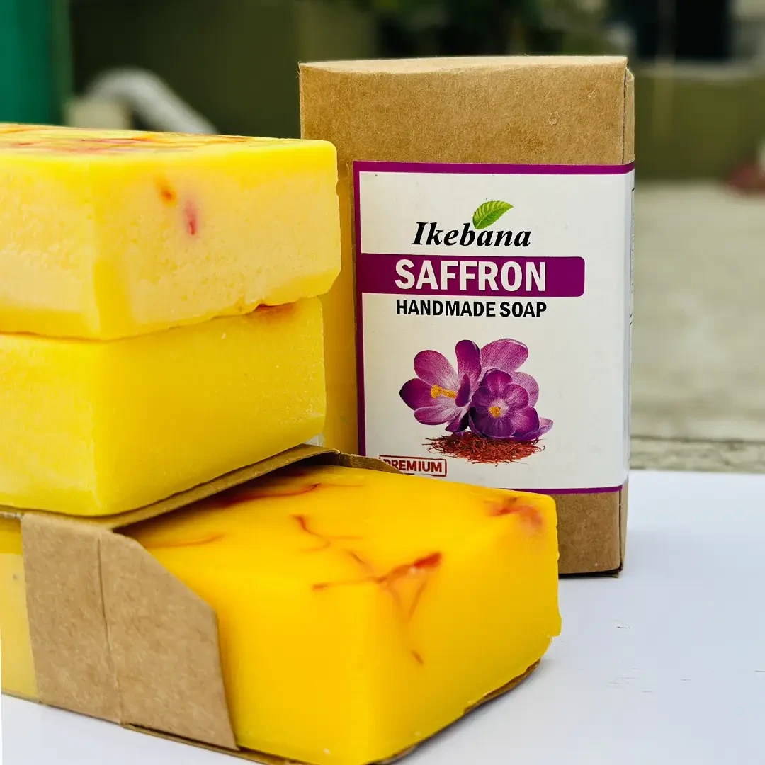 Ikebana Premium Saffron Handmade Soap-90 gm