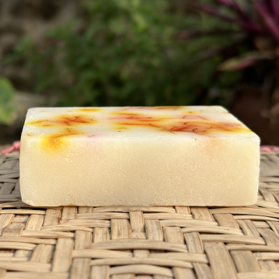Ikebana Saffron Goatmilk  Handmade Soap-90 gm