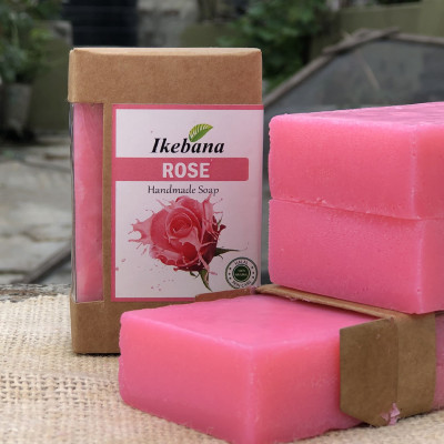 Ikebana Rose Handmade Soap-90 gm